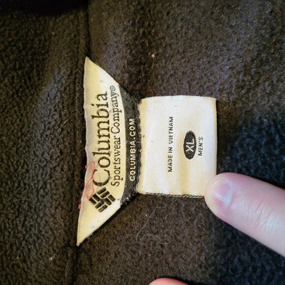 Columbia Fleece Zip-Up Jacket with Draw String Waste Mens XL - Picture 6 of 7